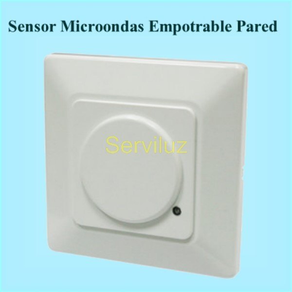 Detector de movimiento Sensor Microondas Empotrable de Pared - Haga click en la imagen para cerrar